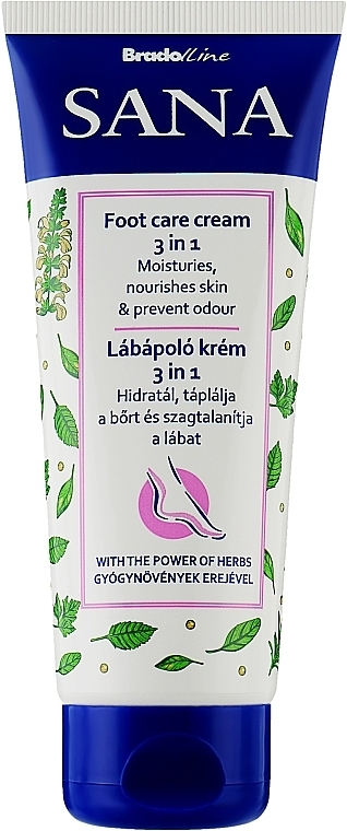 Krem do stóp 3w1 - Bradoline Sana 3 In 1 Foot Care Cream — Zdjęcie N1