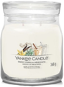 Świeca zapachowa - Yankee Candle Signature Sweet Vanilla Horchata — Zdjęcie N1