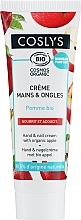 Kup Krem do rąk i paznokci z organicznym jabłkiem - Coslys Hand & Nail Cream With Organic Apple 98.5% Natural Origin