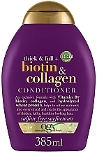 Odżywka do włosów z biotyną i kolagenem - OGX Thick & Full Biotin & Collagen Conditioner — Zdjęcie N1