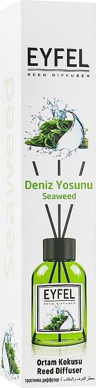 Dyfuzor zapachowy Algi morskie - Eyfel Perfume Reed Diffuser Seaweed — Zdjęcie N3
