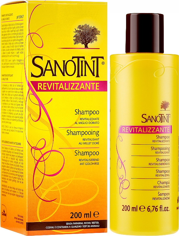 Rewitalizujący szampon do włosów - SanoTint Revitalizing Shampoo — Zdjęcie N1