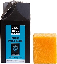 Kostka zapachowa do domu - Arganove Solid Perfume Cube Musk Post Blue — Zdjęcie N2