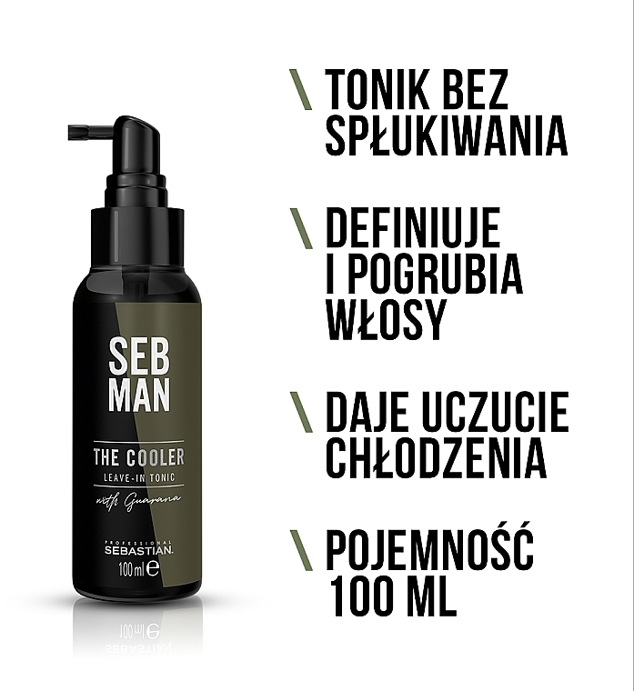 Chłodzący tonik do stylizacji włosów dla mężczyzn - Sebastian Professional SEB MAN The Cooler — Zdjęcie N2
