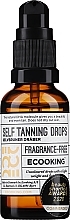 Kup Krople samoopalające do twarzy z kwasem hialuronowym - Ecooking Self Tanning Drops