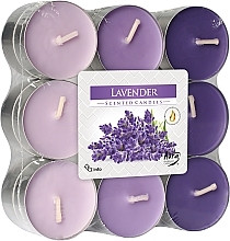 Kup Tealight Lawenda, 18 szt. - Bispol Lavender Scented Candles