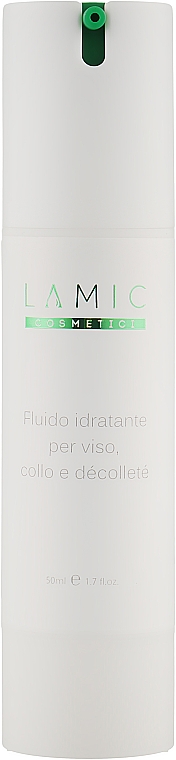 Fluid nawilżający do twarzy, szyi i dekoltu - Lamic Cosmetici Fluido Idratante Per Viso — Zdjęcie N1