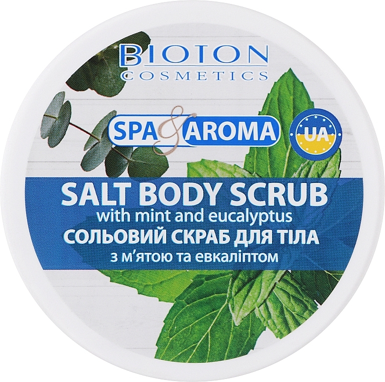 Peeling solny do ciała z miętą i eukaliptusem - Bioton Cosmetics Spa & Aroma — Zdjęcie N1