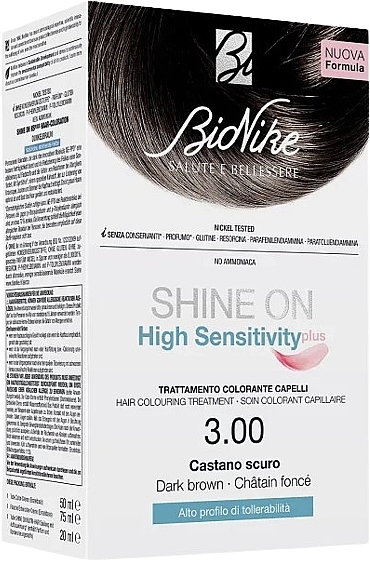 Farba do włosów - BioNike Shine On High Sensitivity Hair Colouring Treatment New Formula — Zdjęcie N1
