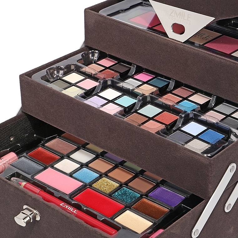 Zestaw do makijażu w etui - Zmile Cosmetics Velvety Dark Grey Limited Edition Make Up Case — Zdjęcie N4