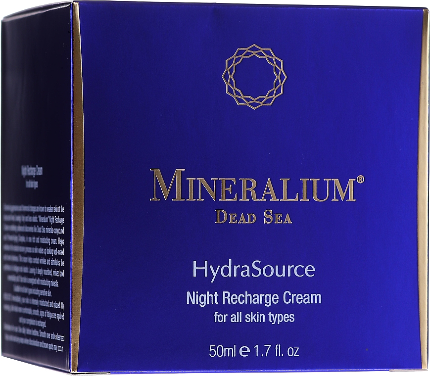 Naprawczy krem na noc - Mineralium Hydra Source Night Recharge Cream — Zdjęcie N1