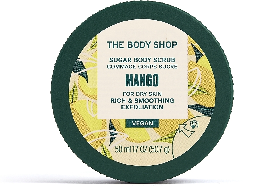Peeling do ciała z mango - The Body Shop Mango Sugar Body Scrub Vegan