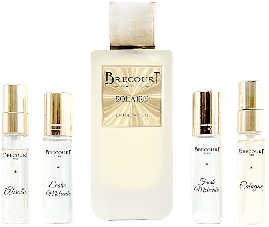 Brecourt Solaire - Zestaw (edp/100ml + edp/2x7ml + edp/2x5ml) — Zdjęcie N1