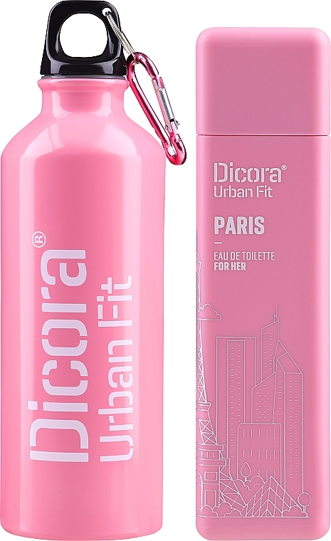 Dicora Urban Fit Paris - Zestaw (edt 100 ml + bottle 500 ml) — Zdjęcie N2