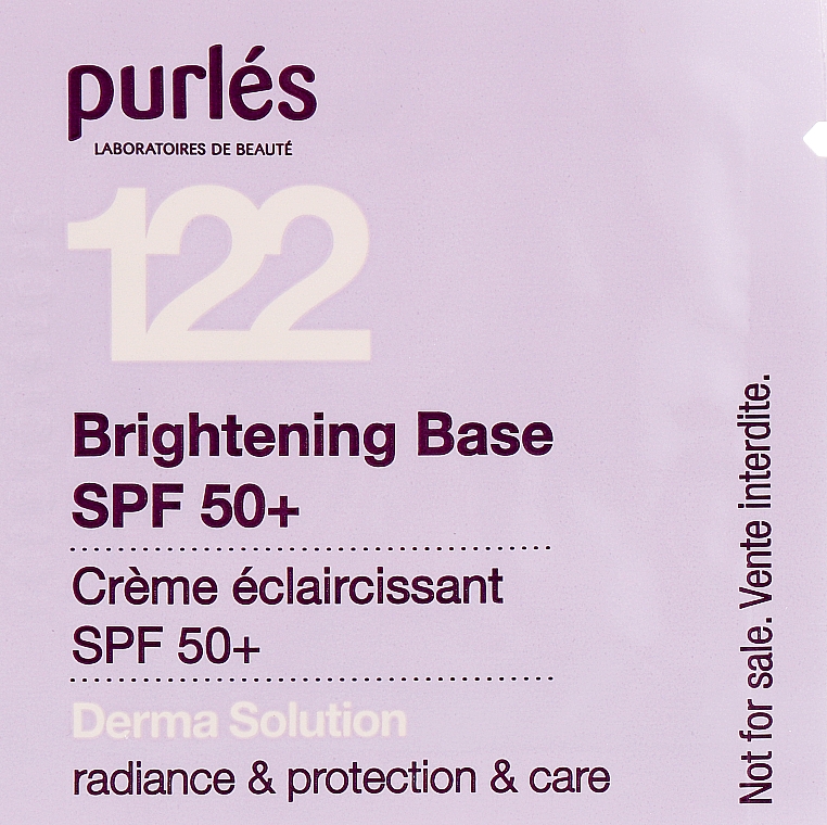 Rozświetlający podkład SPF 50+ z efektem koloryzującym - Purles Brightening Base SPF 50+ (próbka) — Zdjęcie N1