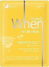 Kup Wygładzająca maska do twarzy w płachcie do łuszczącej się skóry - When Simply Future Fresh