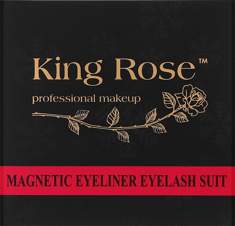 Zestaw magnetycznych rzęs 3 pary z aplikatorem i magnetycznym eyelinerem, 2085 - King Rose — Zdjęcie N2