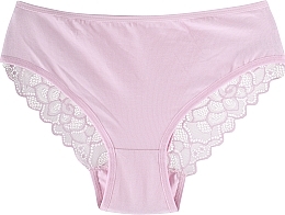 Kup Bawełniane majtki damskie z koronkowym tyłem, fioletowe - Moraj