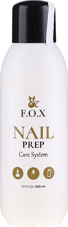 Płyn do dezynfekcji i oczyszczenia rąk i paznokci - F.O.X Nail Prep — Zdjęcie N4