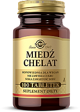 Kup Suplement diety Miedź chelatowana - Solgar Chelated Copper Essential Trace Mineral