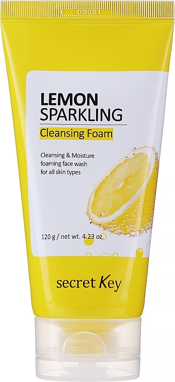 PRZECENA! Oczyszczająca pianka z ekstraktem z cytryny - Secret Key Lemon Sparkling Cleansing Foam * — Zdjęcie N1