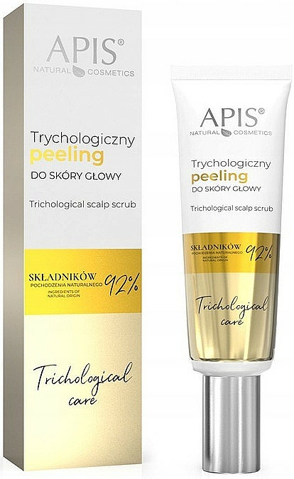 Trychologiczny peeling do skóry głowy - APIS Professional Trichological Care Scrub For The Scalp