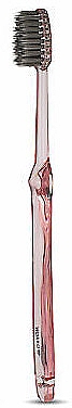 Szczoteczka do zębów, różowa - Shinyei Mizuha Wakka With Black Silica Filaments Toothbrush — Zdjęcie N2