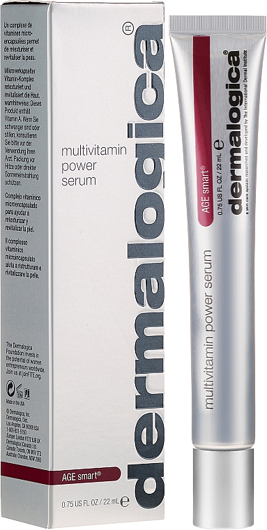 Skoncentrowane serum odmładzające z mikrokapsułkowymi witaminami - Dermalogica Age Smart Multivitamin Power Serum — Zdjęcie N1