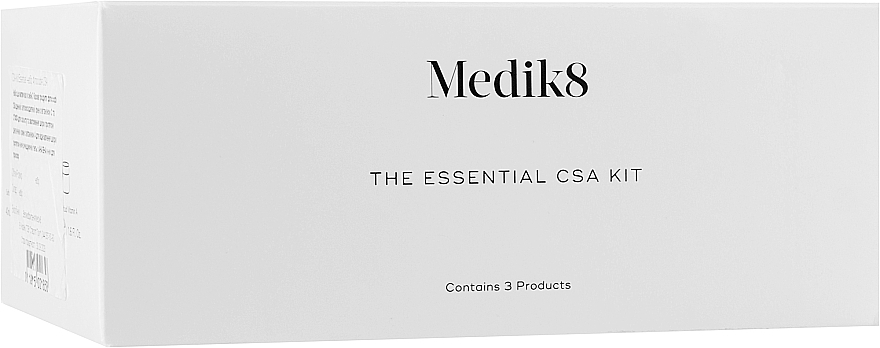 Zestaw - Medik8 The Essential CSA Kit (f/gel/40ml + f/d/cr/40ml + n/f/cr/50ml) — Zdjęcie N1