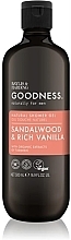 Żel pod prysznic - Baylis & Harding Goodness Sandalwood & Rich Vanilla — Zdjęcie N1