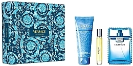 Versace Man Eau Fraiche - Zestaw (edt 100 ml + sh/gel 150 ml + edt 10 ml) — Zdjęcie N1