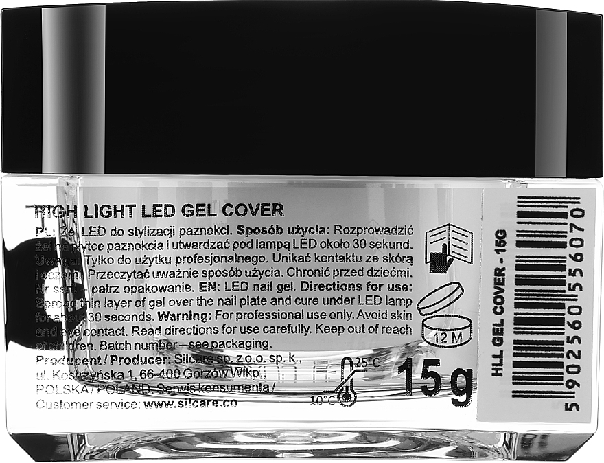 Żel do paznokci - Silcare Light Led Gel Cover — Zdjęcie N6