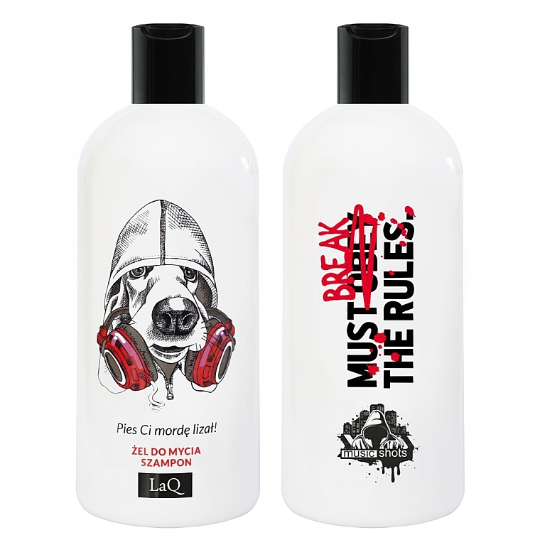 Szampon i żel pod prysznic Pies - LaQ Washing Gel And Hair Shampoo 2 In 1 Dog — Zdjęcie N1