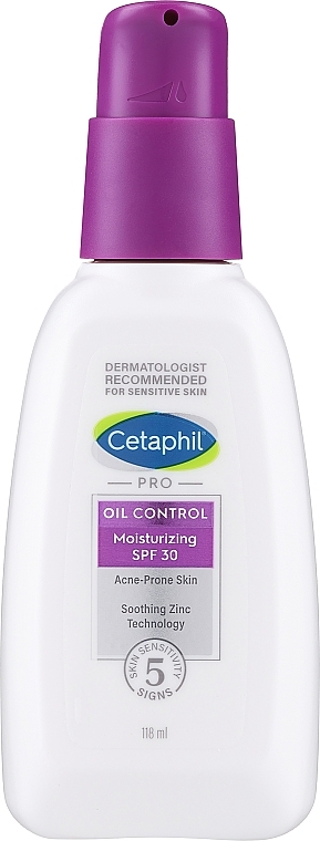 Krem nawilżająco-matujący SPF 30 - Cetaphil DermaControl Moisturizer Cream — Zdjęcie N1
