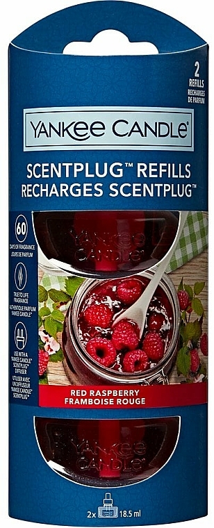 Wymienny wkład do elektrycznego dyfuzora zapachowego - Yankee Candle Red Raspberry