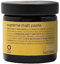 Matowa pasta do włosów - Oway Supreme Matt Paste — Zdjęcie N1