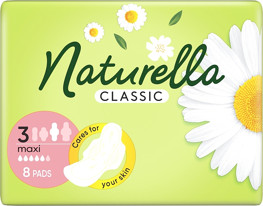 Podpaski, 8szt - Naturella Classic Basic Maxi