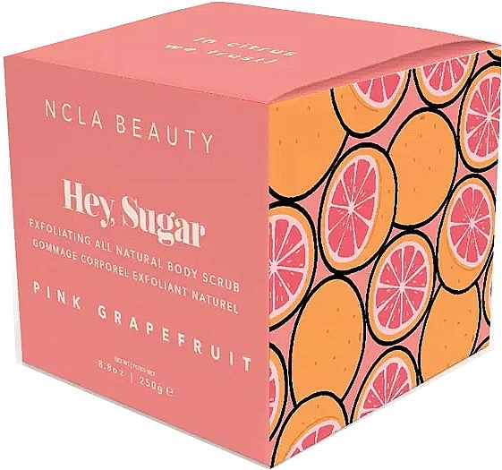 Cukrowy peeling do ciała Różowy grejpfrut - NCLA Beauty Hey, Sugar Pink Grapefruit Body Scrub — Zdjęcie N4