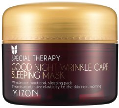 Retinolowa przeciwzmarszczkowa maska odżywcza na noc - Mizon Good Night Wrinkle Care Sleeping Mask — Zdjęcie N2