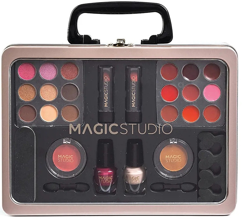 Zestaw do makijażu w etui, 28 produktów - Magic Studio Colorful Total Colors Case — Zdjęcie N1