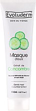 Kup Maska do twarzy z ekstraktem z ogórka - Evoluderm Soin du Visage Mask Cucumber Extract