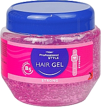 Kup Żel do stylizacji włosów - Professional Style Pink Hair Gel Strong With Pro Vitamin B5