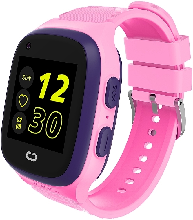 Inteligentny zegarek dla dzieci, różowy - Garett Smartwatch Kids Rock 4G RT — Zdjęcie N1