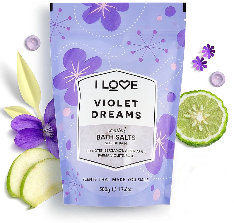 Sól do kąpieli Fioletowe sny - I Love Violet Dreams Bath Salt — Zdjęcie N1