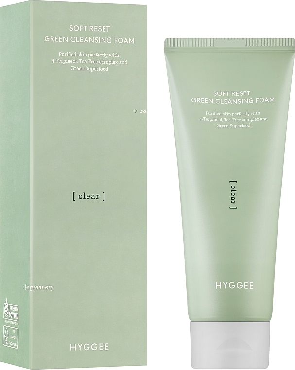 Pianka oczyszczająca z zielonym kompleksem superfood - Hyggee Soft Reset Green Cleansing Foam — Zdjęcie N2