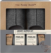 Kup Zestaw, 6 produktów - Baylis & Harding The Fuzzy Duck Bergamot, Hemp & Sandalwood Luxury Slipper Gift Set