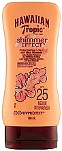 Balsam do opalania z drobinkami SPF 25 - Hawaiian Tropic SPF 25 Shimmer Effect Sun Lotion — Zdjęcie N1