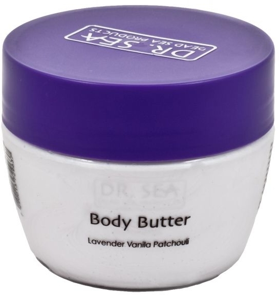 Przeciwstarzeniowe masło do ciała Lawenda, wanilia i paczula - Dr Sea Body Butter