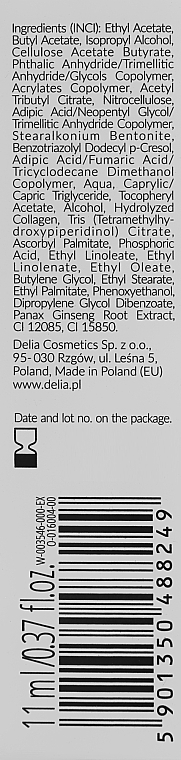 Witaminowa odżywka do paznokci - Delia Cosmetics Power Of Vitamins Nail Conditioner — Zdjęcie N3