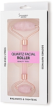 Masażer do twarzy z różowego kwarcu - Sincero Salon Quartz Face Roller  — Zdjęcie N1